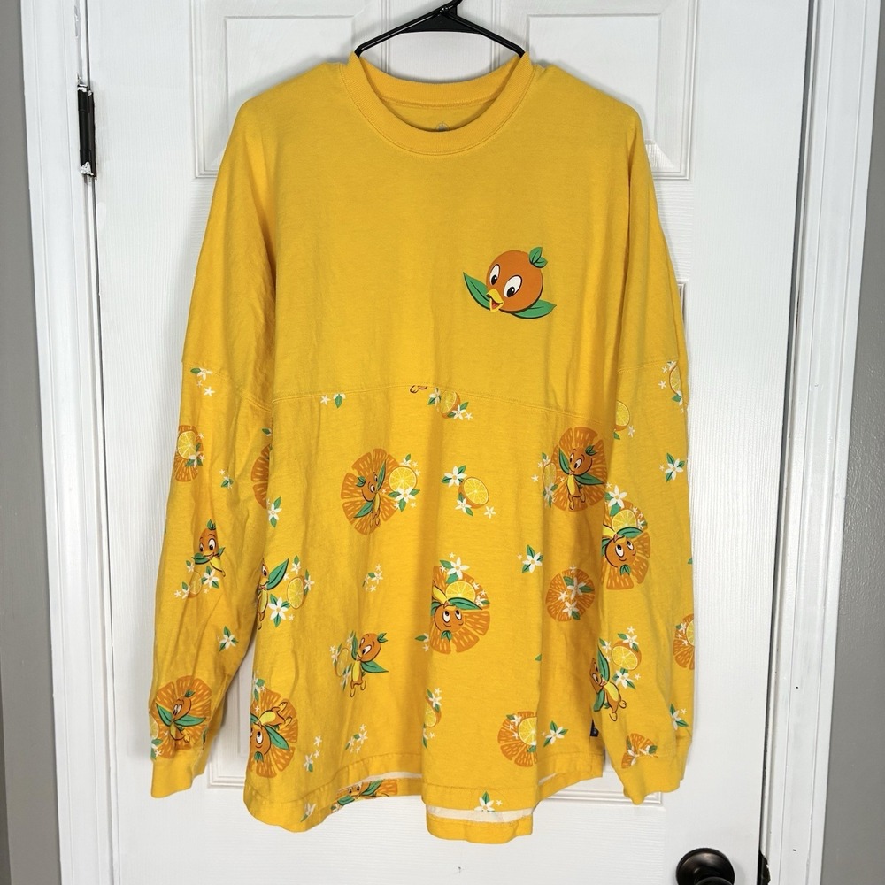 Disney Parks EPCOT Florida Orange Bird Spirit Jersey Pullover Womens XXL 2XL